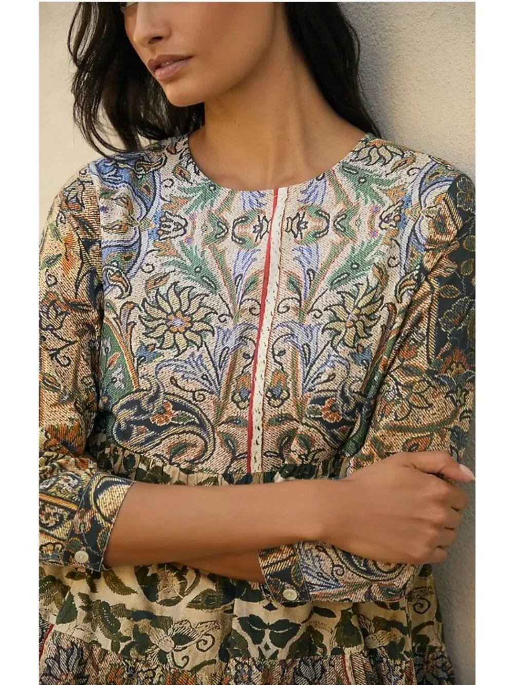 Anthropologie Ro's Garden Rene Mini Dress Size Medium_3